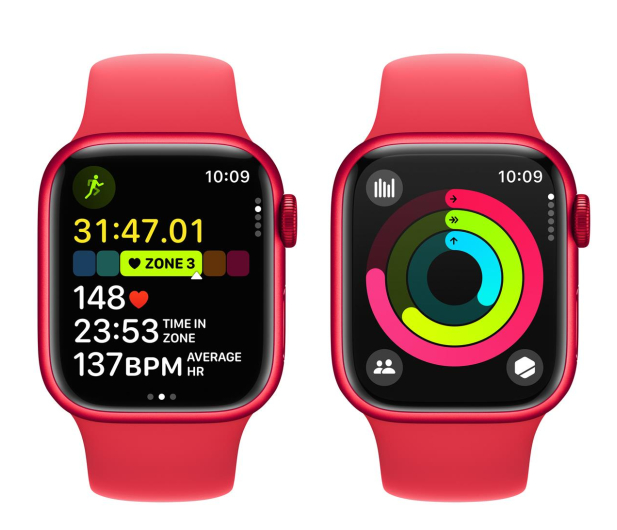 Apple Watch 9 41/(PRODUCT)RED Aluminum/RED Sport Band S/M LTE - 1180276 - zdjęcie 9